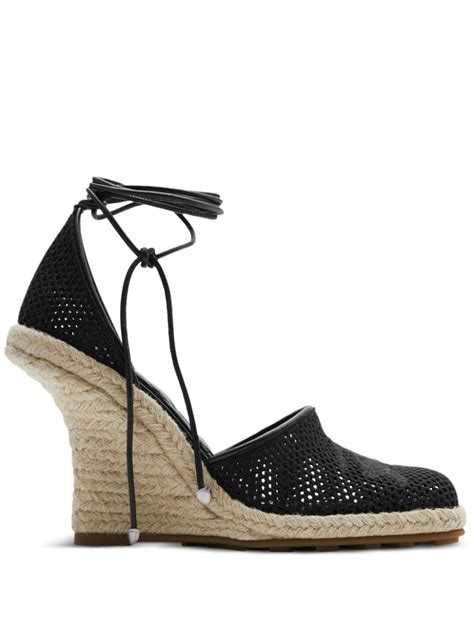 burberry cotton gabardine espadrille wedges|Mesh Plunge Espadrilles in Field .